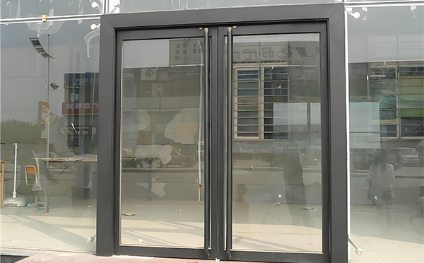 玛纳斯玻璃地弹门